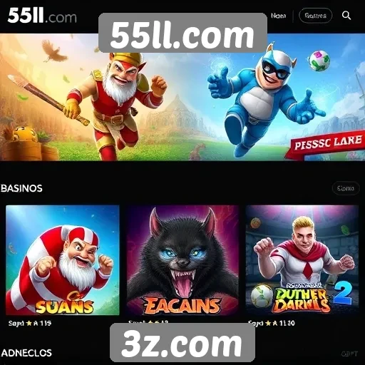 Análise das opções de jogos disponíveis no 55ll.com