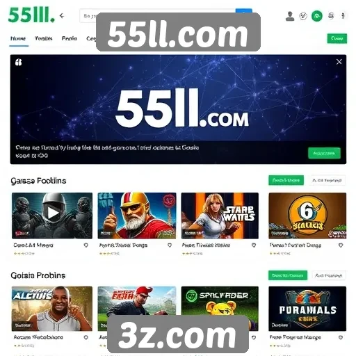 Análise da popularidade do site 55ll.com entre jogadores