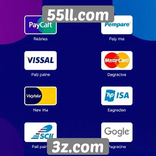 Métodos de pagamento disponíveis no 55ll.com